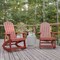 Flash Furniture White Poly Resin Adirondack Rocking Chairs, 2PK JJ-C14705-RED-2-GG - alternate 1